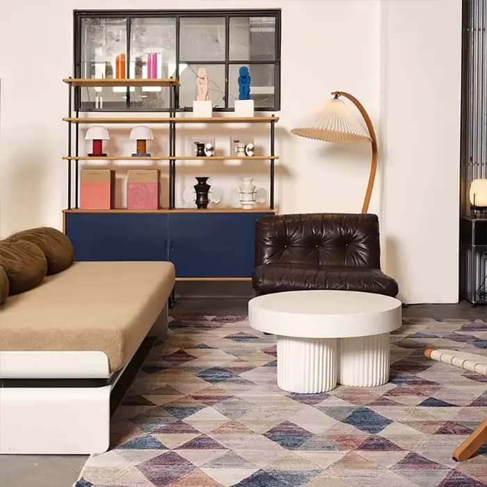 Tapis de décoration pour salon de grande surface