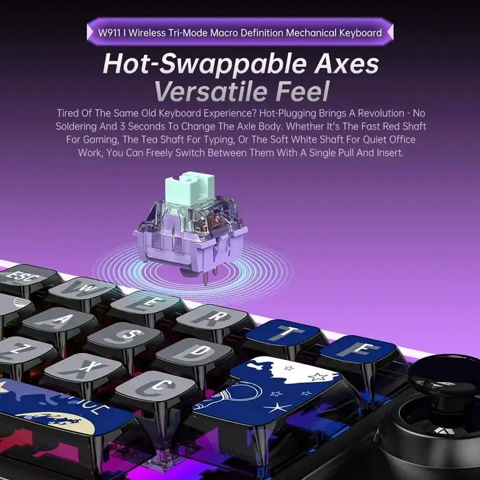 Clavier mécanique W911 22 touches pour PC/iOS/Android