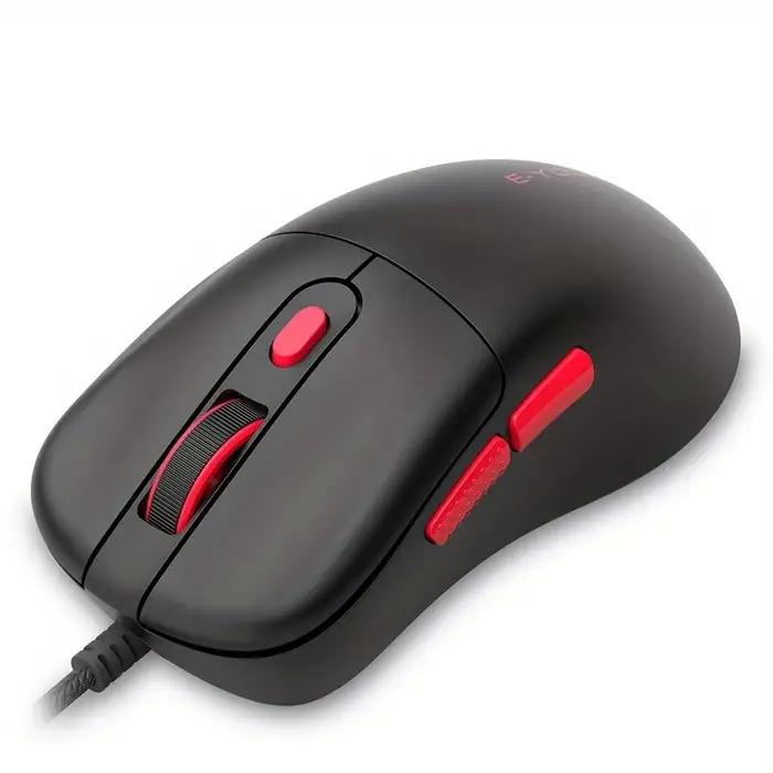 E-YOOSO souris de jeu filaire USB six boutons macro ergonomique pour ordinateur portable PC gaming expérience de jeu confortable et personnalisable