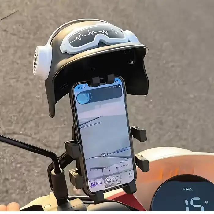 Support de téléphone portable pour petit casque de moto, vélo électrique, pare-soleil étanche, Navigation, support pour téléphone portable