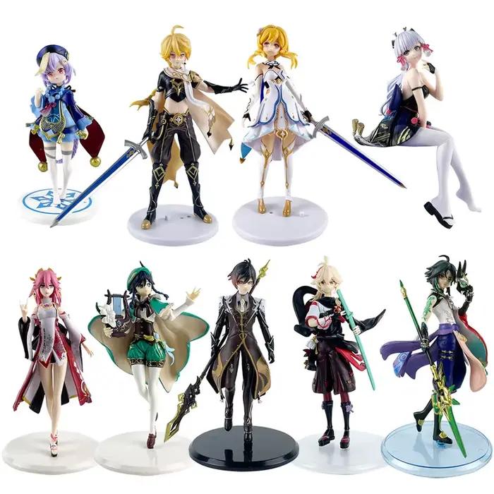 Statues de collection Genshin Impact Aether figurines d'action mignonnes modèles de décoration bureau jouets occasions spéciales