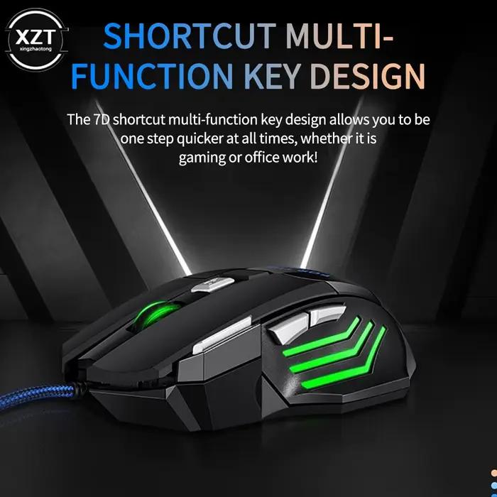 G6-Souris de jeu filaire USB ultra haute vitesse