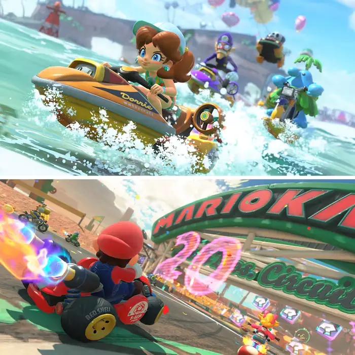 Mario Kart World Nintendo Switch 2 Juegos Offres de jeux Support de carte de jeu physique Multijoueur en ligne