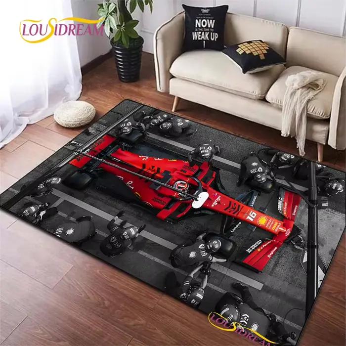 Tapis de voiture de course pour salon chambre tapis Table cuisine enfants porte tapis de sol antidérapant cadeau d'anniversaire accessoires de photographie tapis