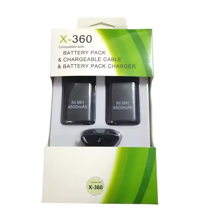 3IN 1 4800mAh rechargeables 2 Batteries avec 1 câble de chargement