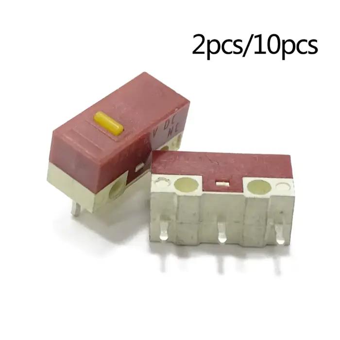 Interrupteurs souris micro Huano jaune point 30 millions clics silencieux pour souris de jeu occasions spéciales
