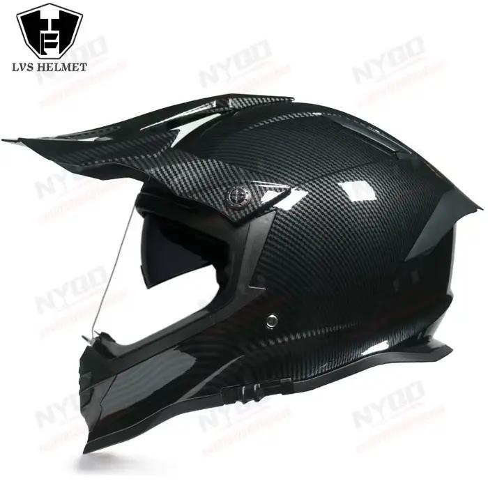 Casque de moto, casque de motocross tout-terrain, casque de moto de course hors route pour moto tout-terrain et enduro
