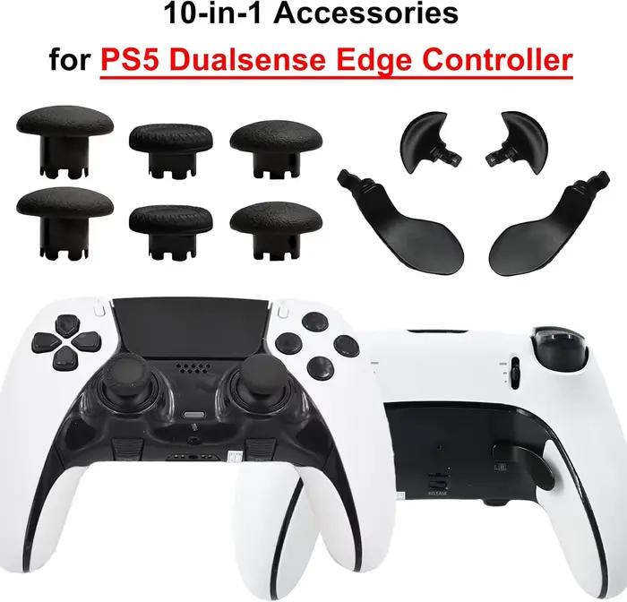 Accessoires de rechange pour manette PS5 Edge boutons palettes de contrôle en métal pour plus de précision et de confort jeu compétitif occasionnels cadeau