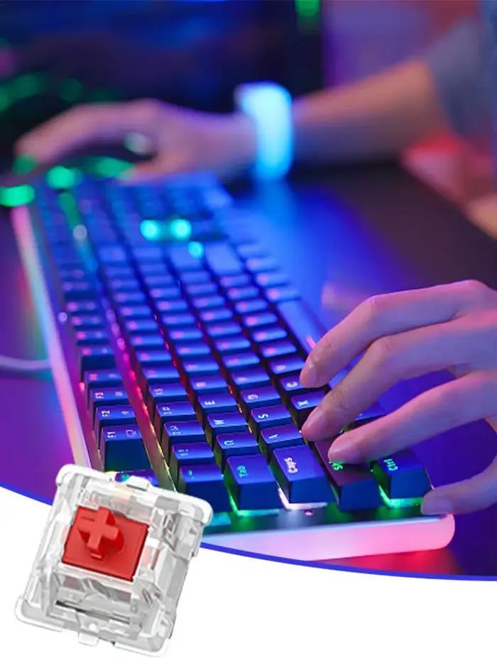 Lot de 30 interrupteurs de clavier à axe transversal