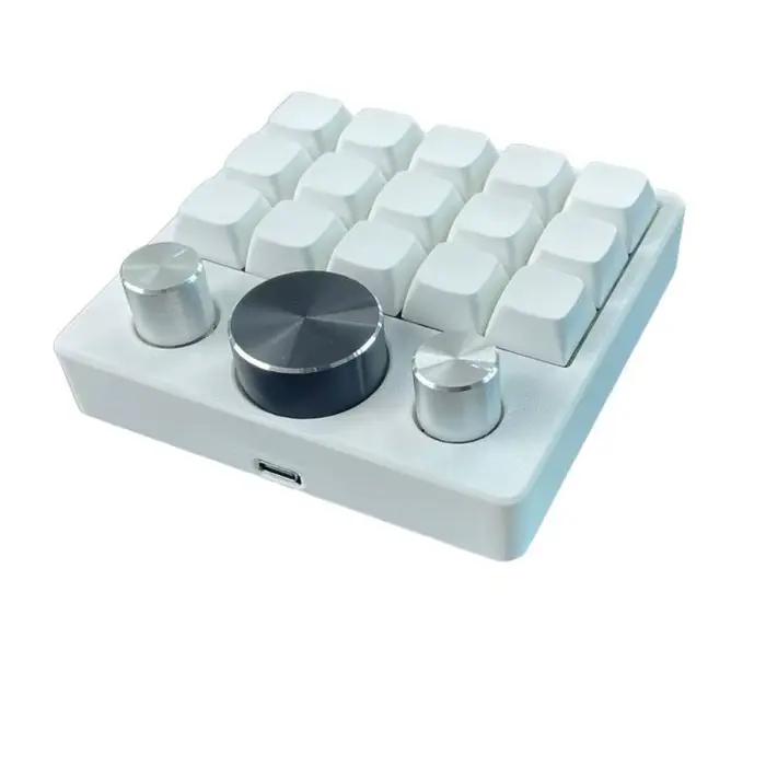 Clavier mécanique programmable personnalisé Macro 18 touches 3 boutons