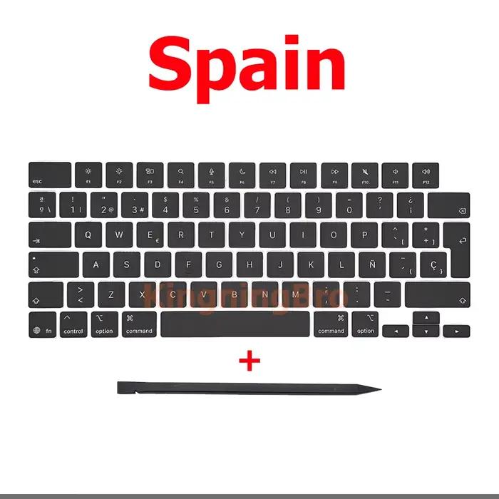 Nouveau ordinateur portable A3240 A3241 Keycaps touches capuchon pour Macbook Air Retina M4 13.6 "15.3" M4 réparation de clavier noir 2025