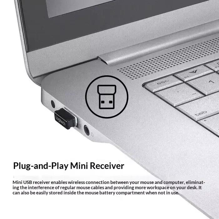Souris sans fil M221 à configuration facile