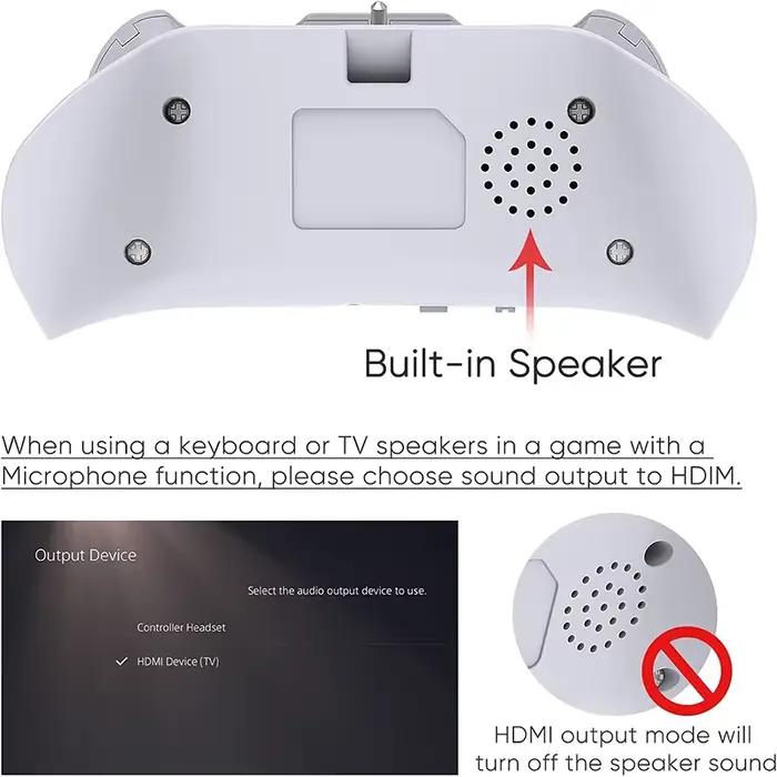 Clavier de contrôleur sans fil Portable pour Playstation5