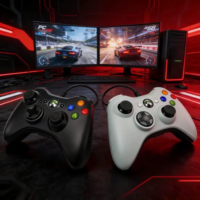 Manette USB filaire pour Xbox 360/PC