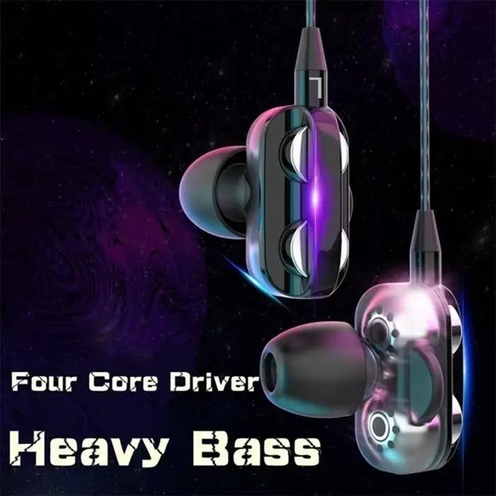 Écouteurs intra-auriculaires stéréo Viesrita pour jeux vidéo et course à pied antibruit haute qualité sonore Blanc Bleu Rouge Vert