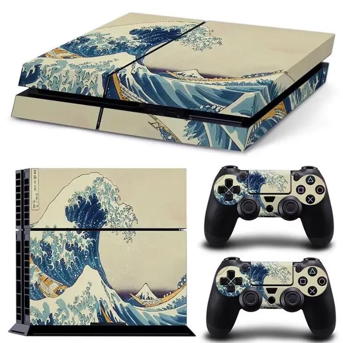 Autocollants au design cool pour console PS4 et 2 thorac, stickers pour PS4