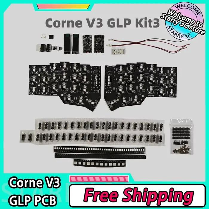 Split Keyboard PCB Kit, Personnalisé, PC Gamer Gift, GLP
