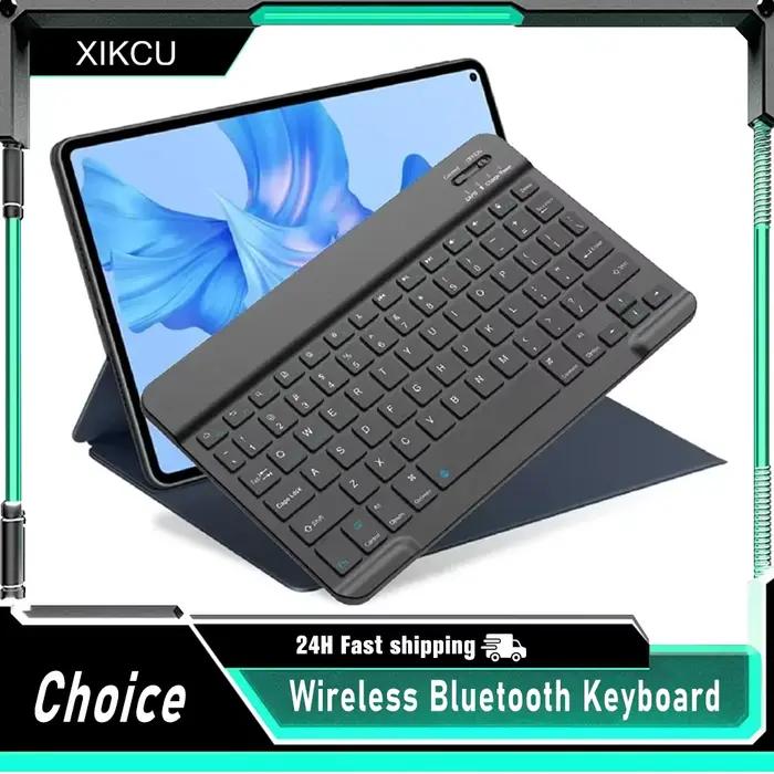 Clavier Bluetooth pour iPad 10e génération et tablettes Samsung Xiaomi blanc rouge noir confortable pour travail et jeu