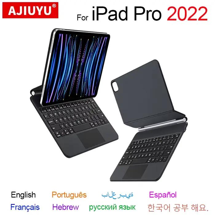 Clavier magique pour iPad Pro 11 12.9 M2 6e 5e 4e 3e génération 2022 2021 2020 2018 Air 5 4 10.9 Air 5e 4e