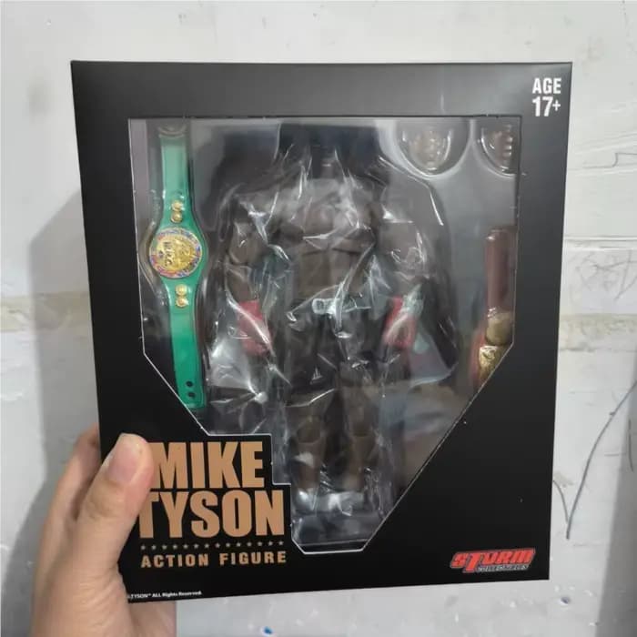 3 tête visage tempête jouets boxe Boxer Champion Mike Tyson Final rond Mike Tyson figurine à collectionner modèle jouet