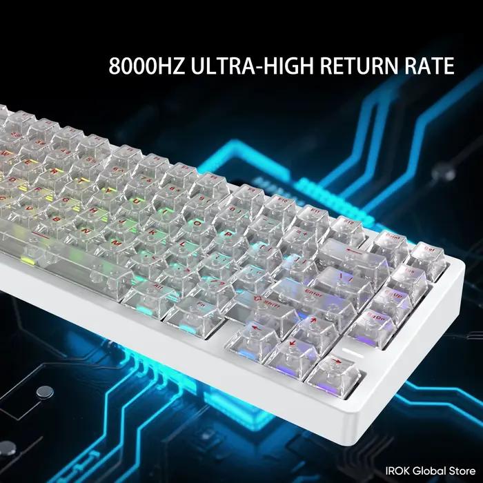 Clavier mécanique de jeu magnétique IROKCA ROTMAS Mars75 Pro Mars75