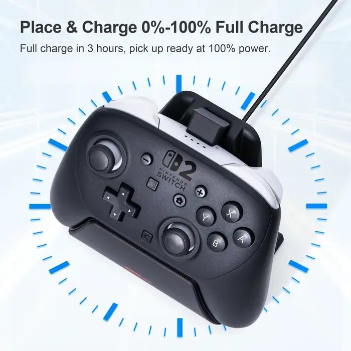 Station de charge pour manettes Switch 2 Pro