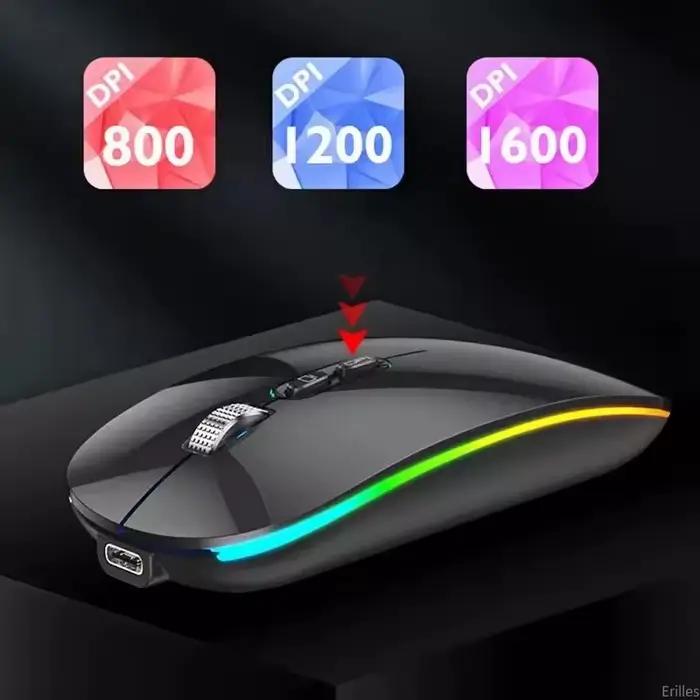 Souris sans fil double Mode 2.4G
