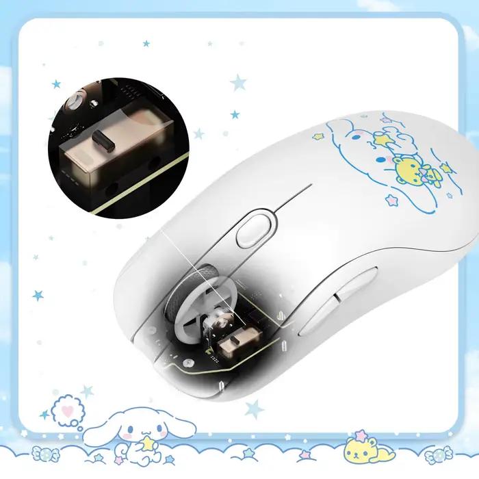 Souris sans fil AKKO AG ONE Light Cinnamoroll 500mAh Bluetooth 5.0 et 2.4G double mode