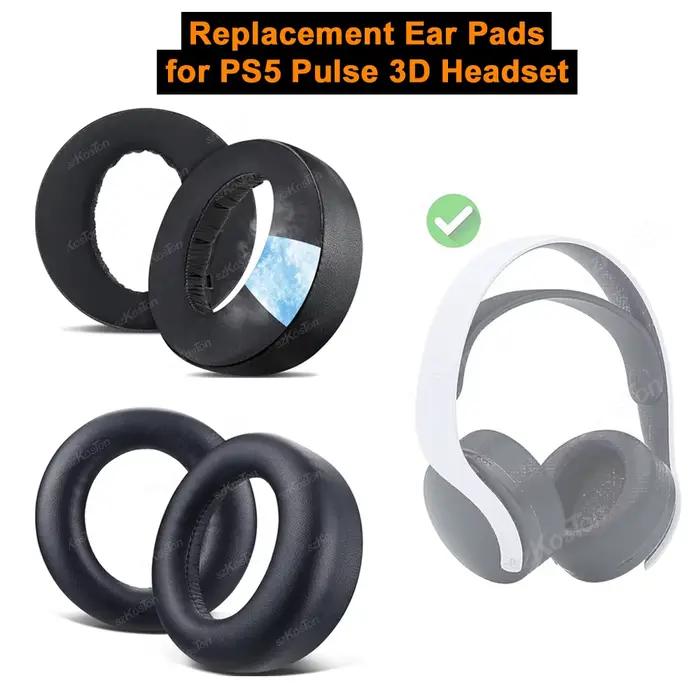 Coussinets d'oreille de remplacement pour casque sans fil PS5 Pulse 3D