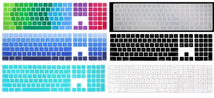 Coque de clavier sur mesure pour Apple Magic Keyboard A1843 avec pavé numérique - disposition US English