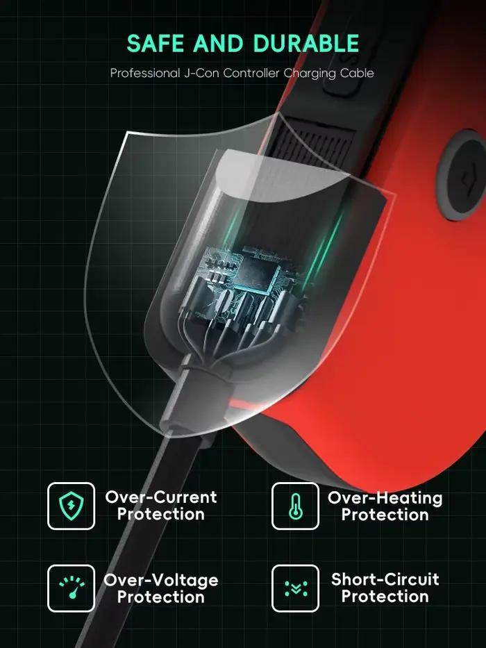 Câble de chargeur pour contrôleur de commutateur 2 en 1