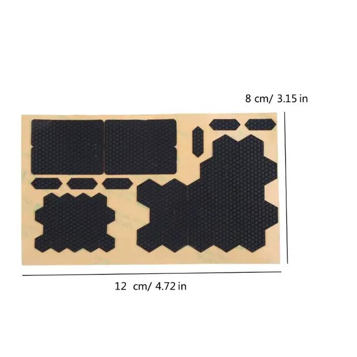 Autocollants Antidérapants DIY pour Souris et Claviers Silicone Haut de Gamme Amélioration de la Stabilité et du Contrôle Minimisation des Glissades Élément de Personnalisation Idéal pour Espaces de Travail Professionnels et Joueurs