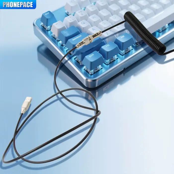 Câble enroulé pour clavier mécanique