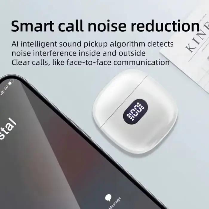 Casque Bluetooth sans fil à affichage numérique TWS
