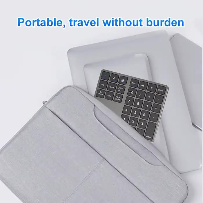 35 touches clavier numérique sans fil 2.4G double Bluetooth