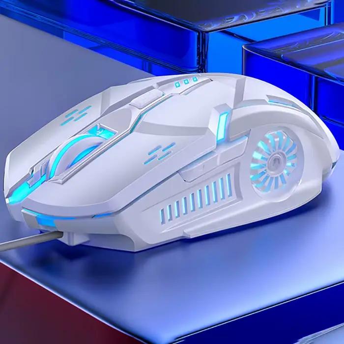 G5 souris de jeu filaire muet rétro-éclairage rvb