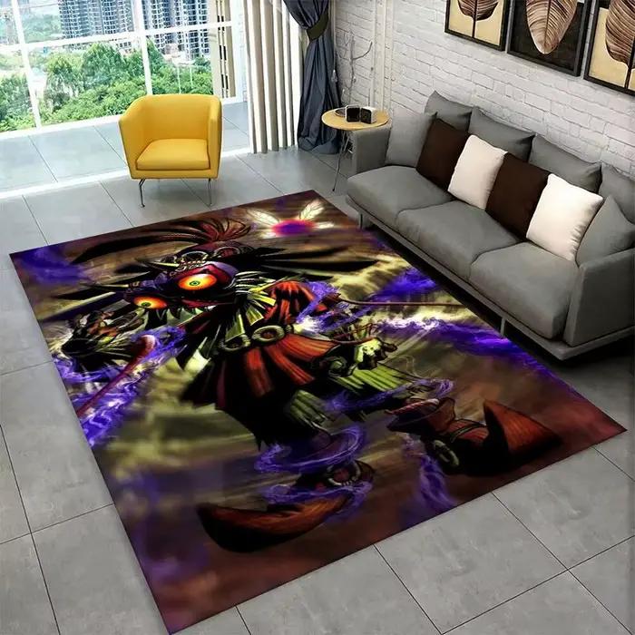 Tapis classique antidérapant Z-Zelda Cartoon Games pour salon