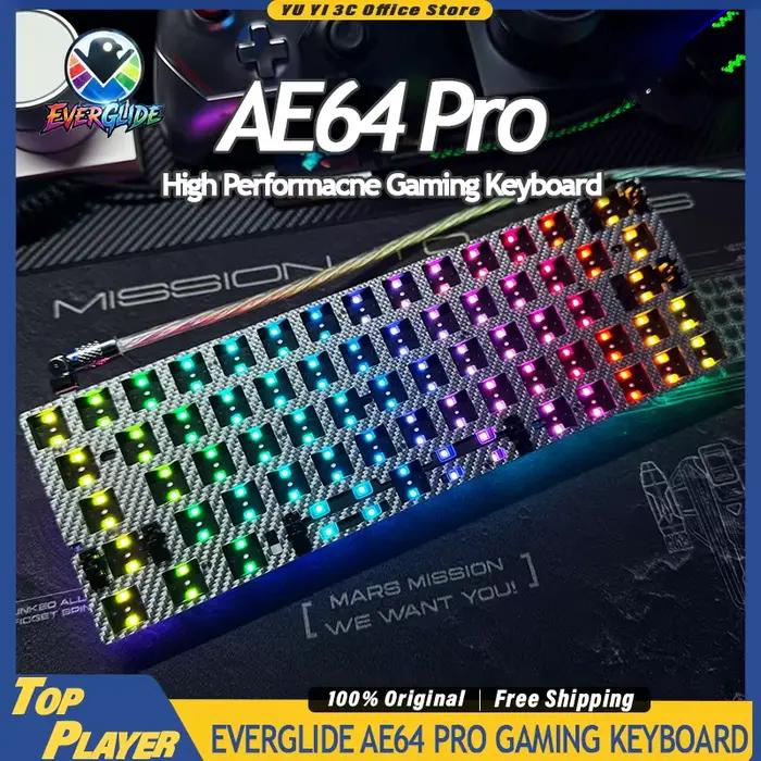 Clavier de jeu Everglide AE64 Pro HE avec interrupteurs magnétiques à effet Hall