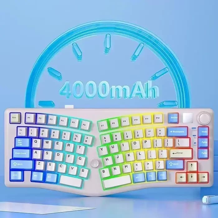 Leobog Alice A75 kit clavier mécanique 3 modes clavier ergonomique échange à chaud rvb Bluetooth sans fil Alice75 Gamer clavier kit