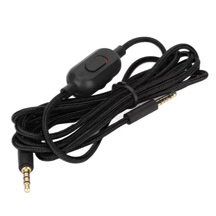 Câble de casque de jeu avec contrôle du Volume et interrupteur muet