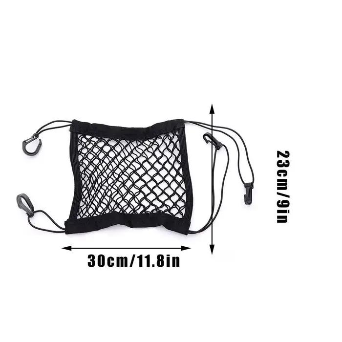 Sac de rangement pour casque de moto, sacoche de coffre, filet de rangement pour vélo et scooter, filet de rangement pour casque, filet de rangement pour réservoir de carburant, filet de tri avec élas