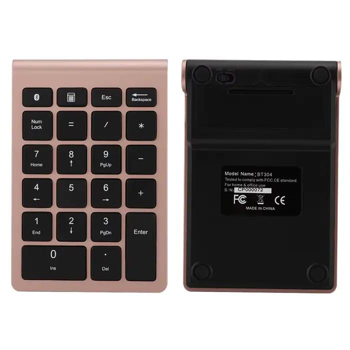 Clavier numérique Bluetooth 22 touches sans fil Ultra mince ergonomique pavé