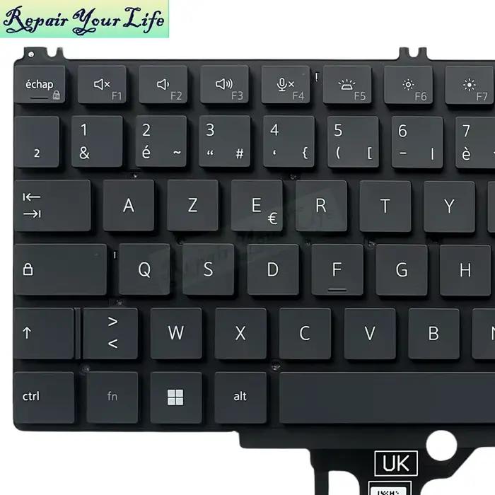 Clavier rétroéclairé allemand français pour Dell Pro 16 PC 16255 PC16250 Plus PB PB16250 France AZERTY