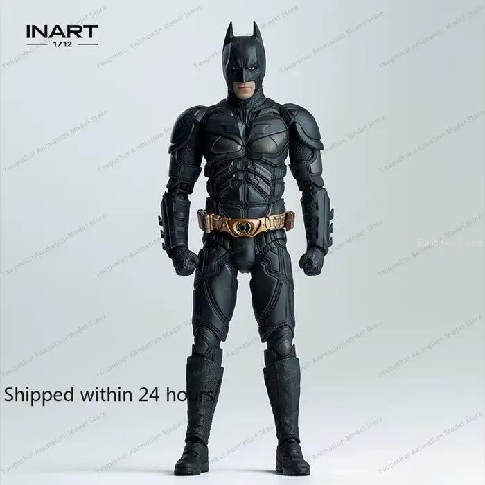 En stock INART "The Dark Knight: Rises" Figurine d'action Batman 1/12 et pack d'accessoires