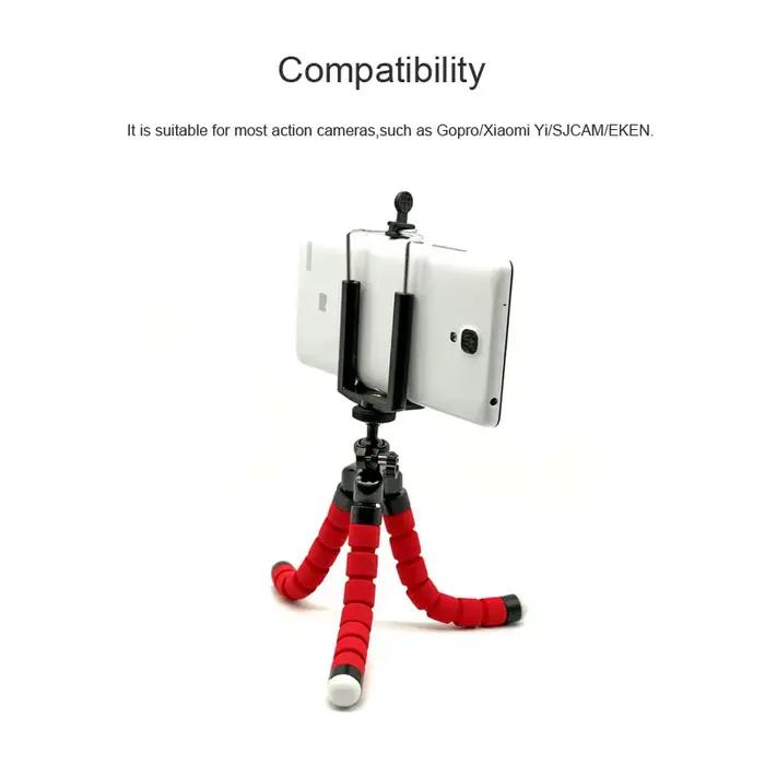 Mini Trépied Octopus Flex Bleu Foncé Stabilité Anti-Dérapante Universel pour Caméras d’Action GoPro SJCAM Xiaomi Yi