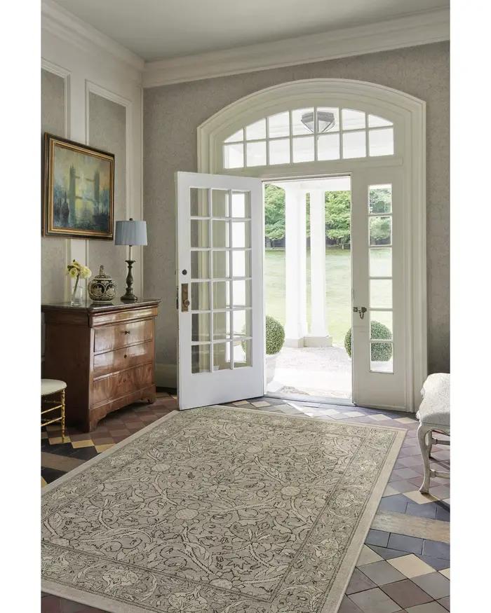Turc Vintage Beige Floral Zone Lea William Instabilité Pierre Naturelle Tufté Lea Décor De Ferme