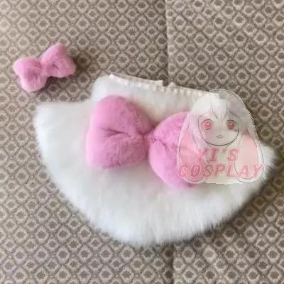 Accessoires de tête en fourrure personnalisés, col en fourrure, Kigurumi, partie du cou