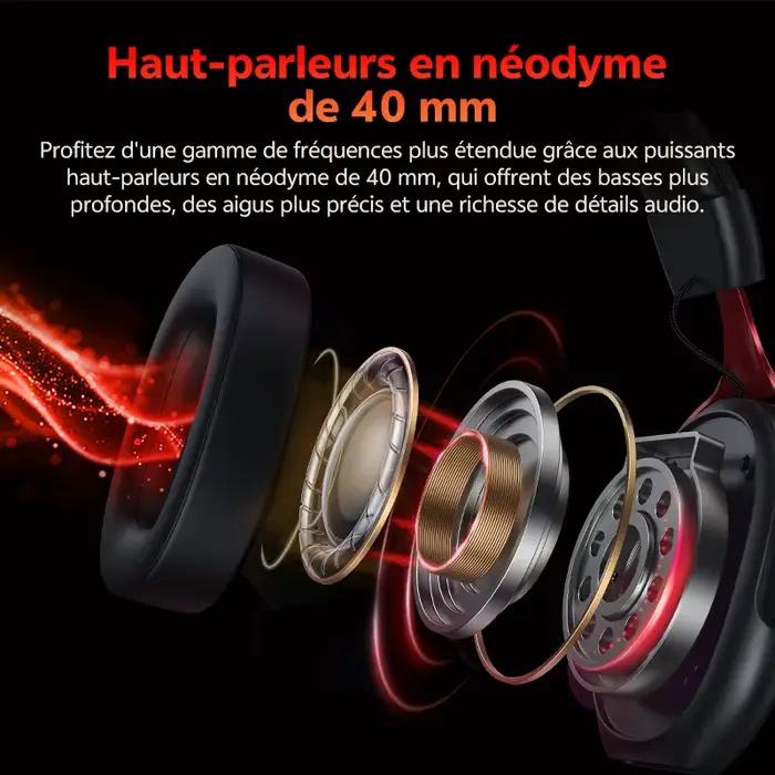 Casque de jeu filaire QCY VN200 Pro H7GM