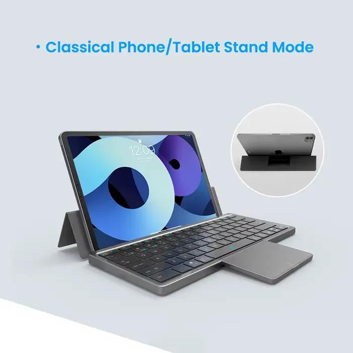 Clavier Bluetooth avec pavé tactile pour Windows Android IOS Support