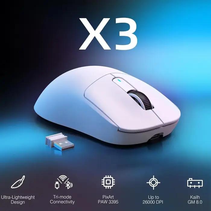 ATTACK SHARK X3 souris de jeu légère sans fil